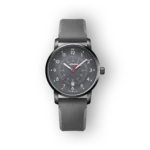 Wenger szürke szilikon szíjas karóra, előlnézetben.