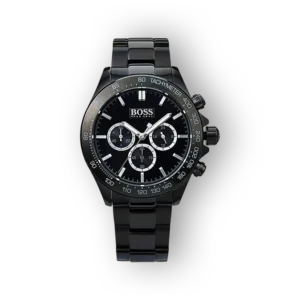 Hugo Boss fekete karóra előlnézetben