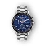 Hugo Boss kék számlapos rozsdamentes acél karóra