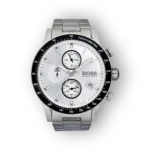 Hugo Boss ezüst színű kronográf férfi karóra