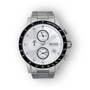 Hugo Boss ezüst színű kronográf férfi karóra