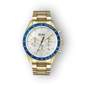 Hugo Boss arany színű karóra elölnézetben