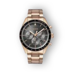 Hugo Boss férfi rose gold kronográf karóra előlnézetben