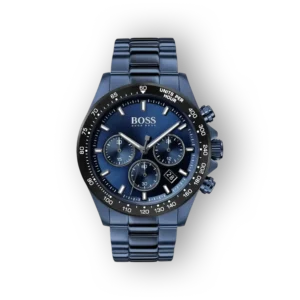 Hugo Boss kék színű kronográf óra előlnézetben