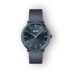 Boss fekete számlapos karóra elölnézetben.