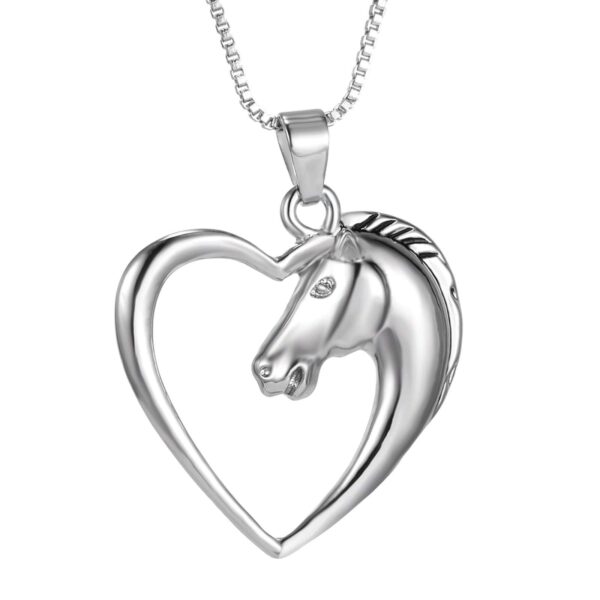 Heart Horse fashion cute animal horse pendant neckla variants 1 min karóra