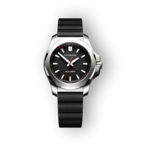 Victorinox karóra fekete szíjjal és acél tokkal