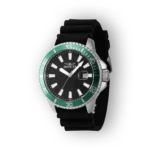 Invicta férfi karóra fekete számlappal és zöld lünettával