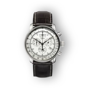 Zeppelin 100 éves kiadás kronográf karóra fekete szíjjal