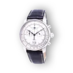 Zeppelin karóra fekete bőrszíjjal, fehér számlap