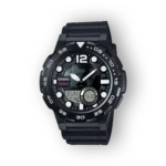 Casio férfi digitális és analóg karóra előlnézetben