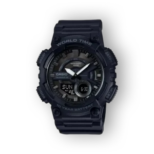 Casio World Time digitális karóra előlnézetben