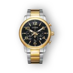 Citizen karóra fekete számlappal és arany színű kerettel