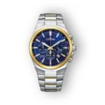 Citizen karóra ezüst szíjjal és kék számlappal