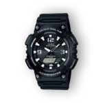 Casio Tough Solar fekete karóra elölnézetben