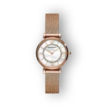 Emporio Armani női karóra rózsaszín arany szíjjal