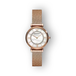 Emporio Armani női karóra rózsaszín arany szíjjal