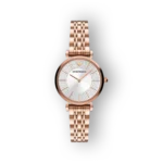 Emporio Armani női karóra, rózsaarany színű előlnézetben