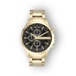 Armani Exchange arany színű férfi karóra előlnézetben.