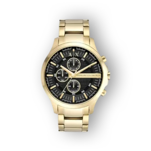 Armani Exchange arany színű férfi karóra előlnézetben.