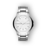 Ezüst színű Armani Exchange karóra előlnézetben