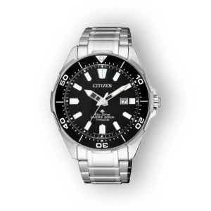 Citizen Promaster BN0200-81E férfi órája fekete számlappal és acél szíjjal. 200 méteres vízállóság, titán ház.