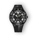 Fekete Citizen Promaster Orca óra, világító mutatókkal és 200 méteres vízállósággal.