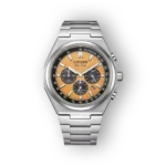 Citizen Eco-Drive férfi karóra, narancssárga számlap, előlnézet