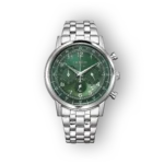 Citizen Eco-Drive CA4630-53X zöld számlapos, ezüst színű férfi óra.