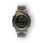 Daniel Wellington digitális óra ezüst színű fémszíjjal