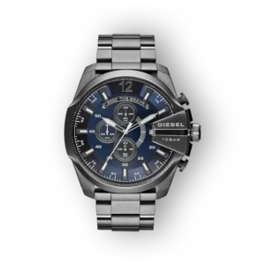 Diesel kronográfos karóra ezüst színű szíjjal