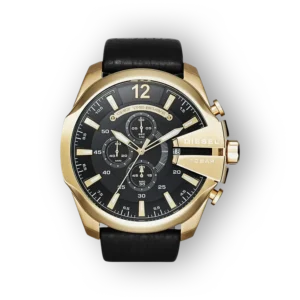 Diesel arany színű férfi karóra fekete szíjjal