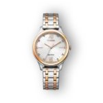 Citizen két színű női karóra, előlnézetből