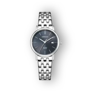 Citizens Citizen EU6090-54H karóra, fémszíjjal és sötétszürke számlappal.