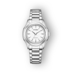 Citizen Eco-Drive karóra, ezüst színű fém szíjjal