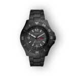 Fossil fekete férfi karóra, letisztult dizájnnal és dátumkijelzővel.