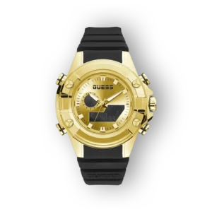 Guess férfi arany és fekete karóra elölnézetből