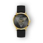 Guess fekete és arany karóra előlapi nézet