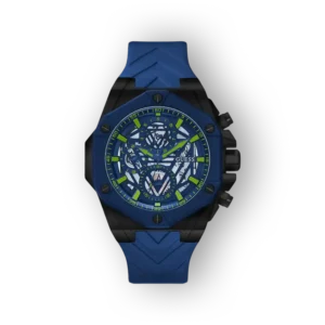 Guess kék színű karóra első nézetben.