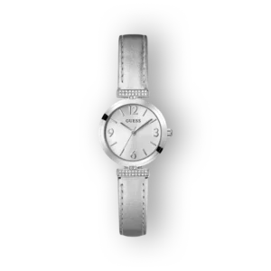 Guess női karóra ezüst szíjjal, elölnézeti kép