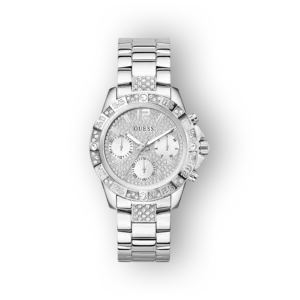 Guess női ezüst színű karóra előlnézetben