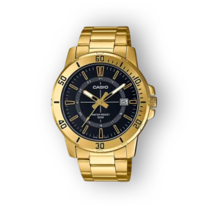 Casio arany színű karóra fekete számlappal