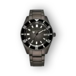 Citizen Promaster NB6025-59H óra fekete számlappal és titánium karkötővel, 200 méteres vízállósággal.