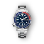 Citizen Promaster NY0086-83L, kék számlappal és acél óraszíjjal, 200 méteres vízállósággal.