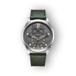 Police karóra koponya motívummal sötét számlappal