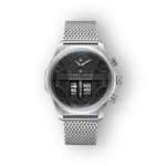 POLICE Mechatronics System ezüst színű sportóra fekete számlappal