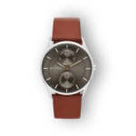 Skagen Holst SKW6086 barna bőr szíjjal és szürke számlappal.