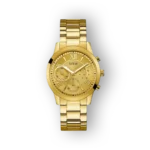 Guess arany színű karóra elölnézeti képben.