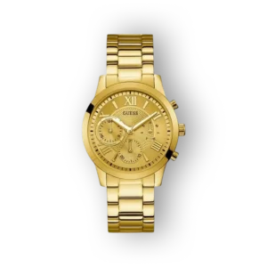 Guess arany színű karóra elölnézeti képben.