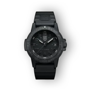 Luminox XS.0301.BO.L fekete férfi karóra, analóg kijelzővel és műanyag szíjjal.